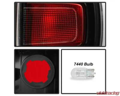 Xtune Clear Lens LED Tail Light OE Outer Right w/ All Terrain Pkg GMC Acadia 2017-2019 - ALT-JH-GAC17-LED-RC-OR