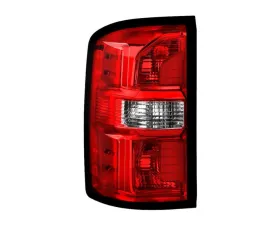 Xtune Halogen Red/Clear Non Harness Tail Light OE Left GMC Sierra 2014-2018