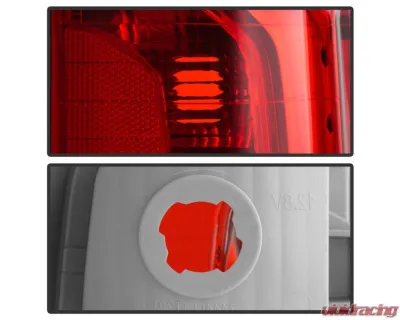 Xtune Halogen Red/Clear Non Harness Tail Light OE Right GMC Sierra 2014-2018 - ALT-JH-GS16-OE-R