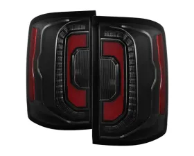 Xtune Halogen Backup/LED Tail Light OE+ Black GMC Sierra 1500 Denali 2014-2018