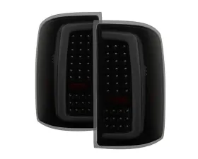 Xtune LED Tail Lights Black Smoke GMC Sierra 1500/2500/3500 2014-2019