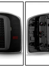 Xtune LED Tail Lights Black Smoke GMC Sierra 1500/2500/3500 2014-2019                                     - ALT-ON-GS14-LBLED-BSM - Image 3