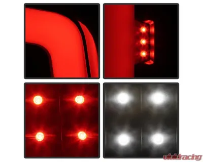 Xtune LED Tail Lights Black Smoke GMC Sierra 1500/2500/3500 2014-2019 - ALT-ON-GS14-LBLED-BSM