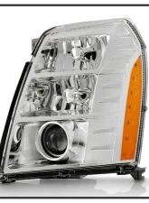 Xtune HID Ballast & Bulbs Projector Headlights Assembly Chrome Set Cadillac Escalade 2007-2014                                     - HD-JH-CAES07-BSBU-C - Image 3