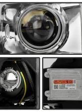 Xtune HID Ballast & Bulbs Projector Headlights Assembly Chrome Set Cadillac Escalade 2007-2014                                     - HD-JH-CAES07-BSBU-C - Image 5