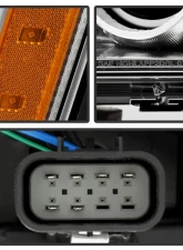 Xtune HID Ballast & Bulbs Projector Headlights Assembly Chrome Set Cadillac Escalade 2007-2014                                     - HD-JH-CAES07-BSBU-C - Image 8