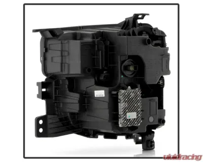 Xtune White LED DRL Full LED Headlight OE Black Right Chevrolet Silverado 1500 ZR2 2022-2024 - HD-JH-CSIL22ZR2-FLED-OE-R