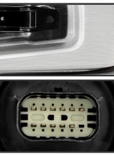 Xtune White LED DRL Full LED Headlight OE Black Right Chevrolet Silverado 1500 ZR2 2022-2024                                     - HD-JH-CSIL22ZR2-FLED-OE-R - Image 5