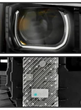 Xtune White LED DRL Full LED Headlight OE Black Right Chevrolet Silverado 1500 ZR2 2022-2024                                     - HD-JH-CSIL22ZR2-FLED-OE-R - Image 6