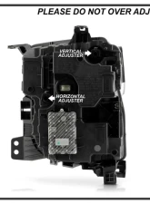 Xtune White LED DRL Full LED Headlight OE Black Right Chevrolet Silverado 1500 ZR2 2022-2024                                     - HD-JH-CSIL22ZR2-FLED-OE-R - Image 8