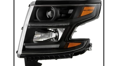 Xtune OEM Style Headlights Black Chevrolet Suburban | Tahoe 2015-2019                                     - HD-JH-CSUB15-AM-BK - Image 3