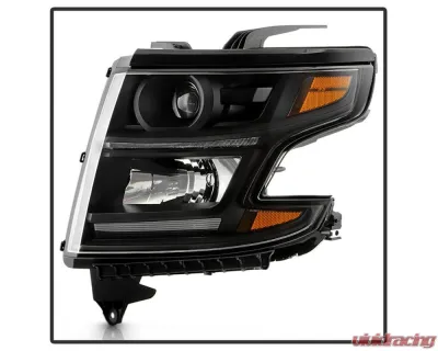 Xtune OEM Style Headlights Black Chevrolet Suburban | Tahoe 2015-2019 - HD-JH-CSUB15-AM-BK