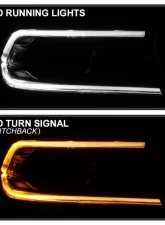 Xtune No Side Logo LED Signal DRL SwitchBack Halogen Headlight OE Right Dodge Charger 2022-2023                                     - HD-JH-DCH22-OE-BK-R - Image 2