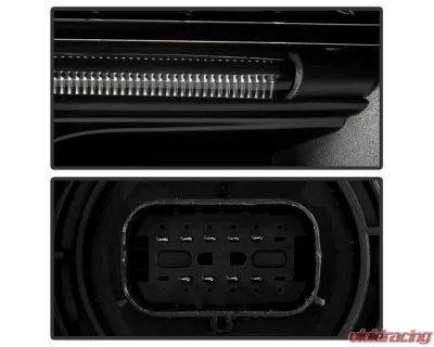 Xtune No Side Logo LED Signal DRL SwitchBack Halogen Headlight OE Right Dodge Charger 2022-2023 - HD-JH-DCH22-OE-BK-R