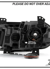 Xtune No Side Logo LED Signal DRL SwitchBack Halogen Headlight OE Right Dodge Charger 2022-2023                                     - HD-JH-DCH22-OE-BK-R - Image 6