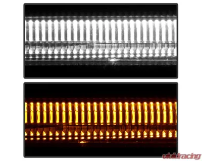 Xtune No Side Logo LED Signal DRL SwitchBack Halogen Headlight OE Right Dodge Charger 2022-2023 - HD-JH-DCH22-OE-BK-R