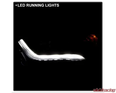 Xtune LED DRL HID & Ballast Assembly Projector Headlight OE Left Ford Escape 2017-2019 - HD-JH-FESCA17-BSBU-OE-L