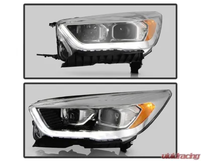 Xtune LED DRL HID & Ballast Assembly Projector Headlight OE Left Ford Escape 2017-2019 - HD-JH-FESCA17-BSBU-OE-L