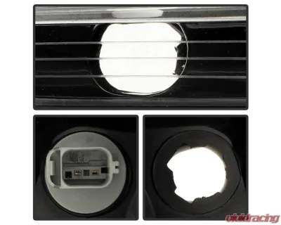 Xtune Black Bezel HID Headlight OE Black Right Ford Taurus 2013-2019 - HD-JH-FTA14-HID-BK-R