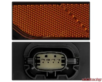 Xtune Black Bezel HID Headlight OE Black Right Ford Taurus 2013-2019 - HD-JH-FTA14-HID-BK-R