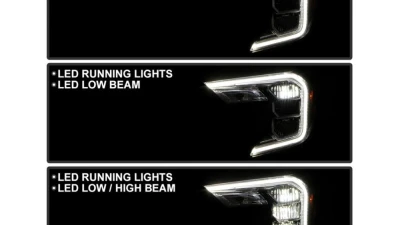 Xtune Full LED Reflector Type Headlight OE Left GMC Terrain SLE/SLT 2022-2024                                     - HD-JH-GTE22SLE-FLED-OE-L - Image 2