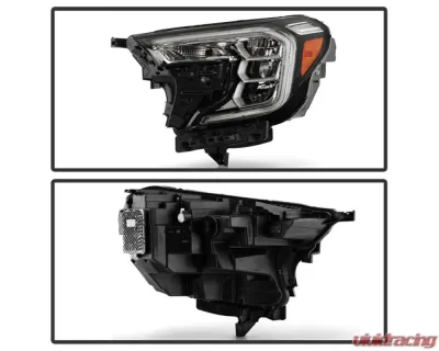 Xtune Full LED Reflector Type Headlight OE Left GMC Terrain SLE/SLT 2022-2024 - HD-JH-GTE22SLE-FLED-OE-L