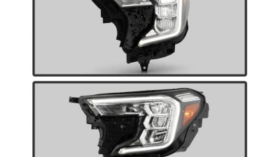Xtune Full LED Reflector Type Headlight OE Left GMC Terrain SLE/SLT 2022-2024                                     - HD-JH-GTE22SLE-FLED-OE-L - Image 10