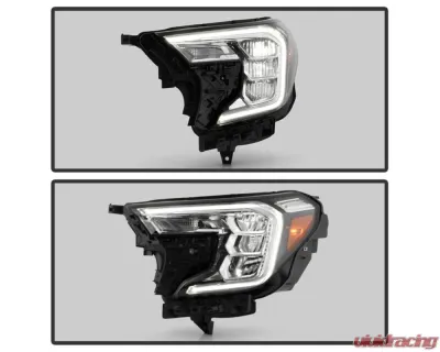 Xtune Full LED Reflector Type Headlight OE Left GMC Terrain SLE/SLT 2022-2024 - HD-JH-GTE22SLE-FLED-OE-L