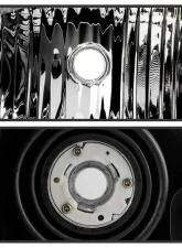 Xtune Headlights w/ LED Light Bar Black Jeep Grand Cherokee 2005-2007                                     - HD-JH-JGC05-LB-BK - Image 5