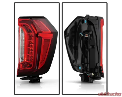 Xtune Full LED Red/Clear Tail Light - OE Right GMC Yukon 2021-2024 - ALT-JH-GY21-FLED-OE-R