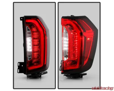 Xtune Full LED Red/Clear Tail Light - OE Right GMC Yukon 2021-2024 - ALT-JH-GY21-FLED-OE-R