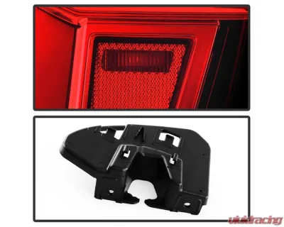 Xtune Full LED Red/Clear Tail Light - OE Right GMC Yukon 2021-2024 - ALT-JH-GY21-FLED-OE-R