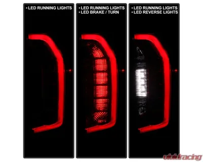 Xtune Full LED Red/Clear Tail Light - OE Right GMC Yukon 2021-2024 - ALT-JH-GY21-FLED-OE-R