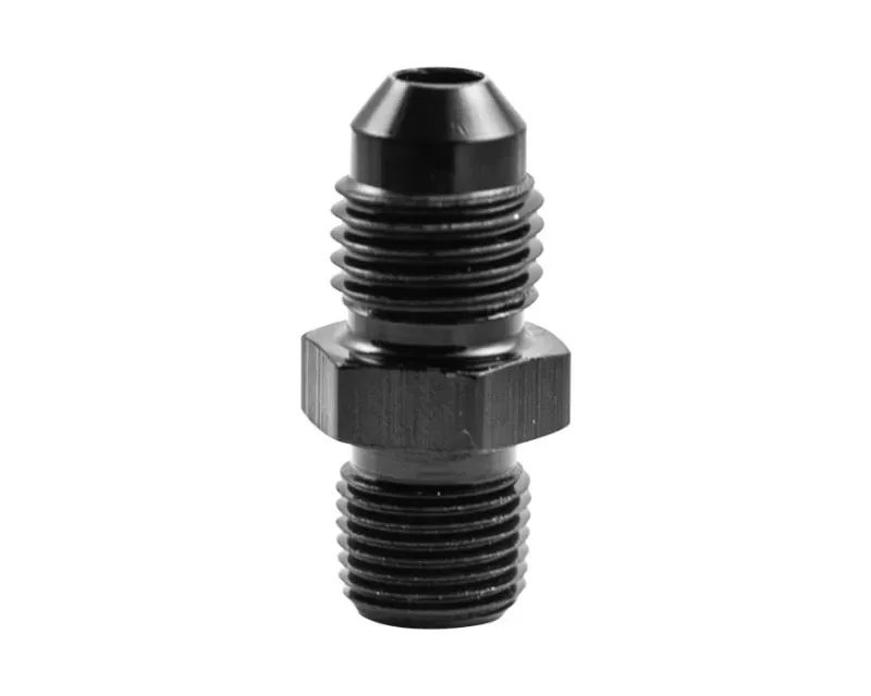 Comp Turbo Oil Feed Fitting 1/8 NPT to -4 Black - 6000030