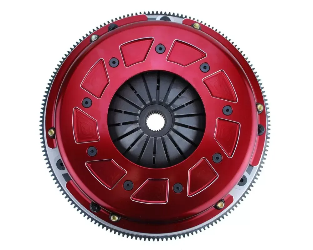 RAM Clutches Aluminum flywheel 166 tooth 2.75 bore 1 1/8-26 spline 800 hp Pontiac - 60-2410