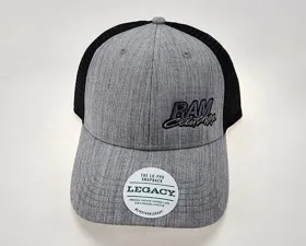 RAM Clutches Grey Adjustable Trucker Hat