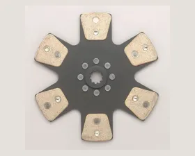 RAM Clutches 1000 Series Race Clutch Disc 10.5 x 1 3/8-10 Spline Sintered Bronze - Solid Hub Style