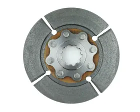 RAM Clutches 5191 Sintered Iron Drag Racing Disc 6.25 x 1 3/8-10 Spline - Solid Hub Style