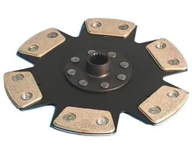 RAM Clutches 6000 Series Clutch Disc 9 5/8 x 1 1/8-10 Spline Sintered Bronze - Sprung Hub
