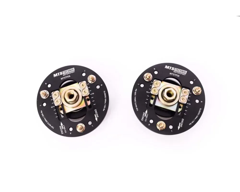 MTS Technik Front Adjustable Camber/Caster Plates BMW 3 Series E46 Cabriolet 1998-2007 - MTSCP26SET