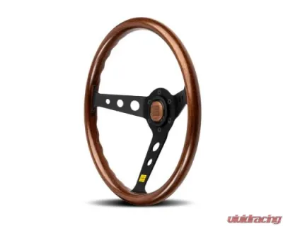 MOMO MOD. 07 Steering Wheel 350mm Mahogany Wood/Brushed Black Anodized - RH1905/35A0B