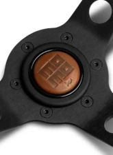 MOMO MOD. 07 Steering Wheel 350mm Mahogany Wood/Brushed Black Anodized                                     - RH1905/35A0B - Image 3