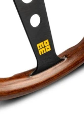 MOMO MOD. 07 Steering Wheel 350mm Mahogany Wood/Brushed Black Anodized                                     - RH1905/35A0B - Image 4