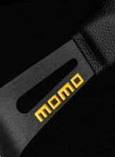 MOMO MOD. 08 330mm Steering Wheel Black Anodized Leather                                     - R1908/33L - Image 4