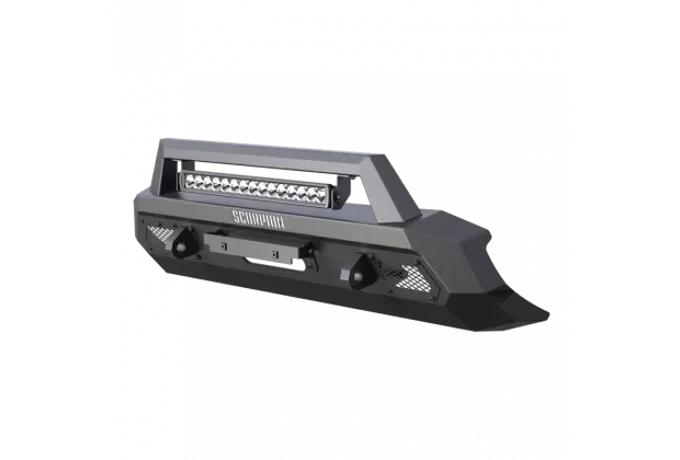 Scorpion Extreme Winch Ready Front Bumper with LED Light Bar Tactical Center Mount Toyota Tacoma 2016-2021 - P000005