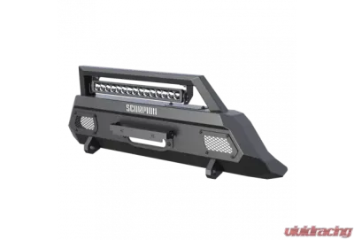 Scorpion Extreme Winch Ready Front Bumper with LED Light Bar Tactical Center Mount Toyota Tacoma 2012-2015 - P000006