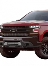 Scorpion Extreme Winch Ready Front Bumper with LED Light Bar Tactical Center Mount Chevrolet Silverado 1500 2019-2020                                     - P000013 - Image 2