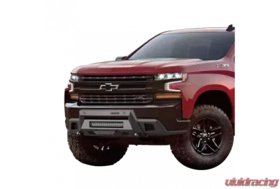 Scorpion Extreme Winch Ready Front Bumper with LED Light Bar Tactical Center Mount Chevrolet Silverado 1500 2019-2020 - P000013