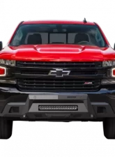 Scorpion Extreme Winch Ready Front Bumper with LED Light Bar Tactical Center Mount Chevrolet Silverado 1500 2019-2020                                     - P000013 - Image 3
