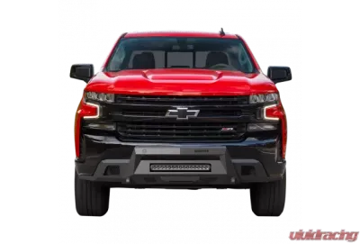 Scorpion Extreme Winch Ready Front Bumper with LED Light Bar Tactical Center Mount Chevrolet Silverado 1500 2019-2020 - P000013